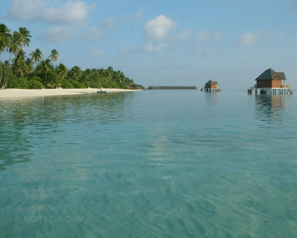 Meeru island of Maldives 