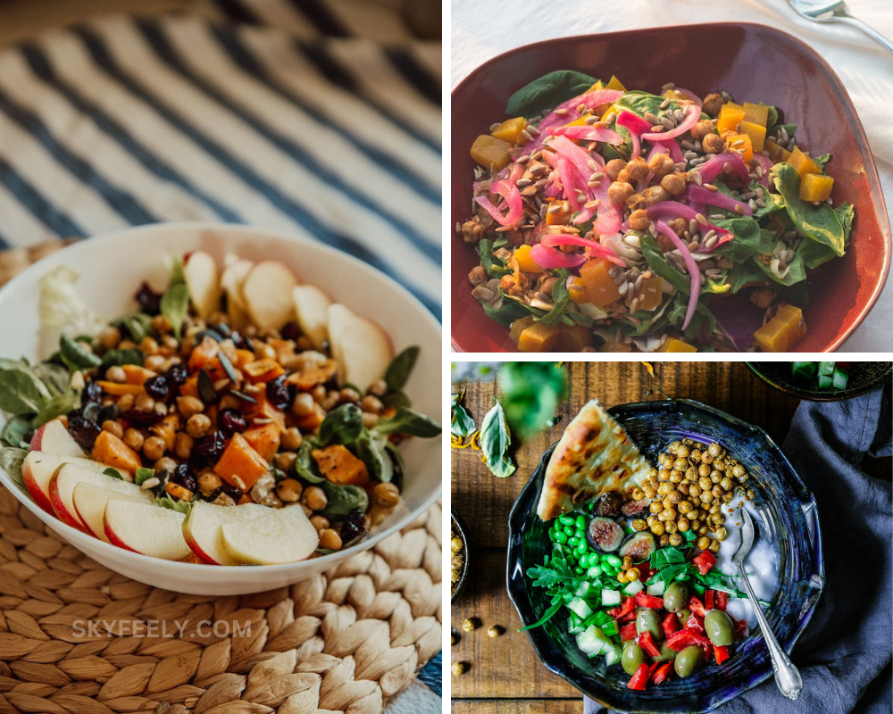 Mediterranean Chickpea Salad is the healthy Nutrition food