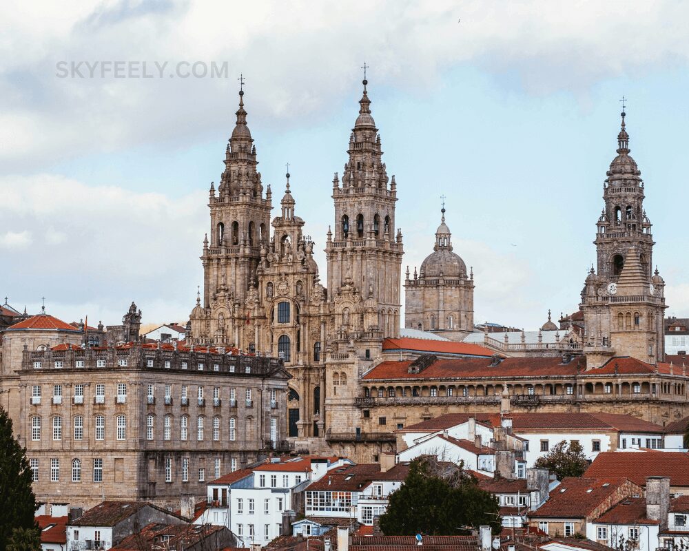 Cathedral of Santiago de Compostela tourist place of spain
